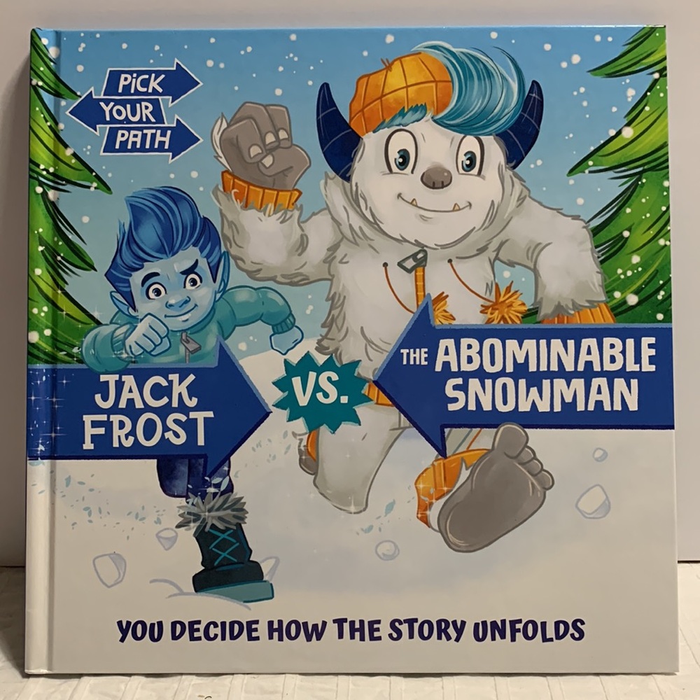 Pick Your Path Hardcover Book - Jack Frost vs. The Abominable Snowman